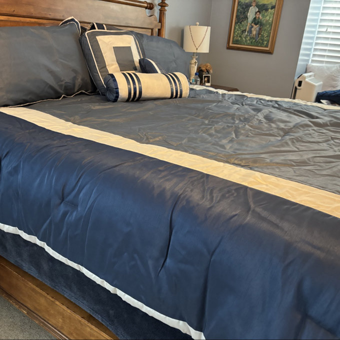 Madison Park Genevieve 7 Piece Comforter Set & Reviews | Wayfair